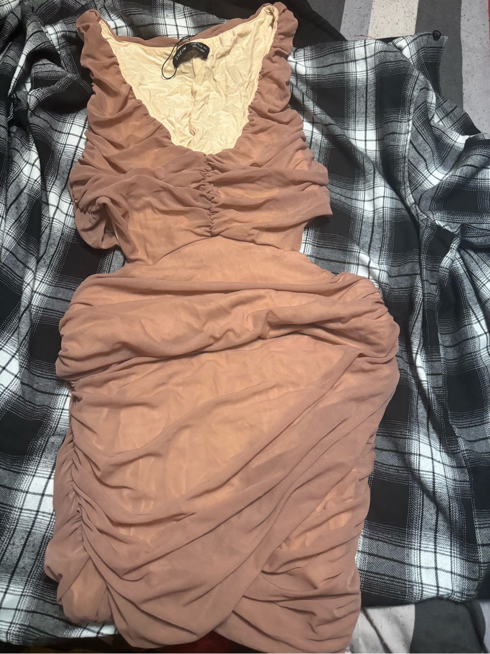 SHEIN lot of clothes 2 dresses, 2 bodysuits and a strapless top